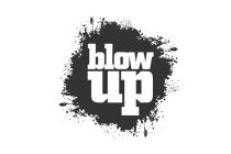 blow up · Logo